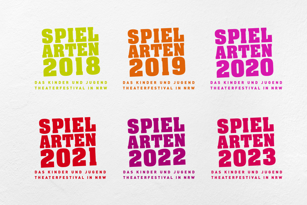 Logo Design für das Kinder- und Jugend Theaterfestival in NRW