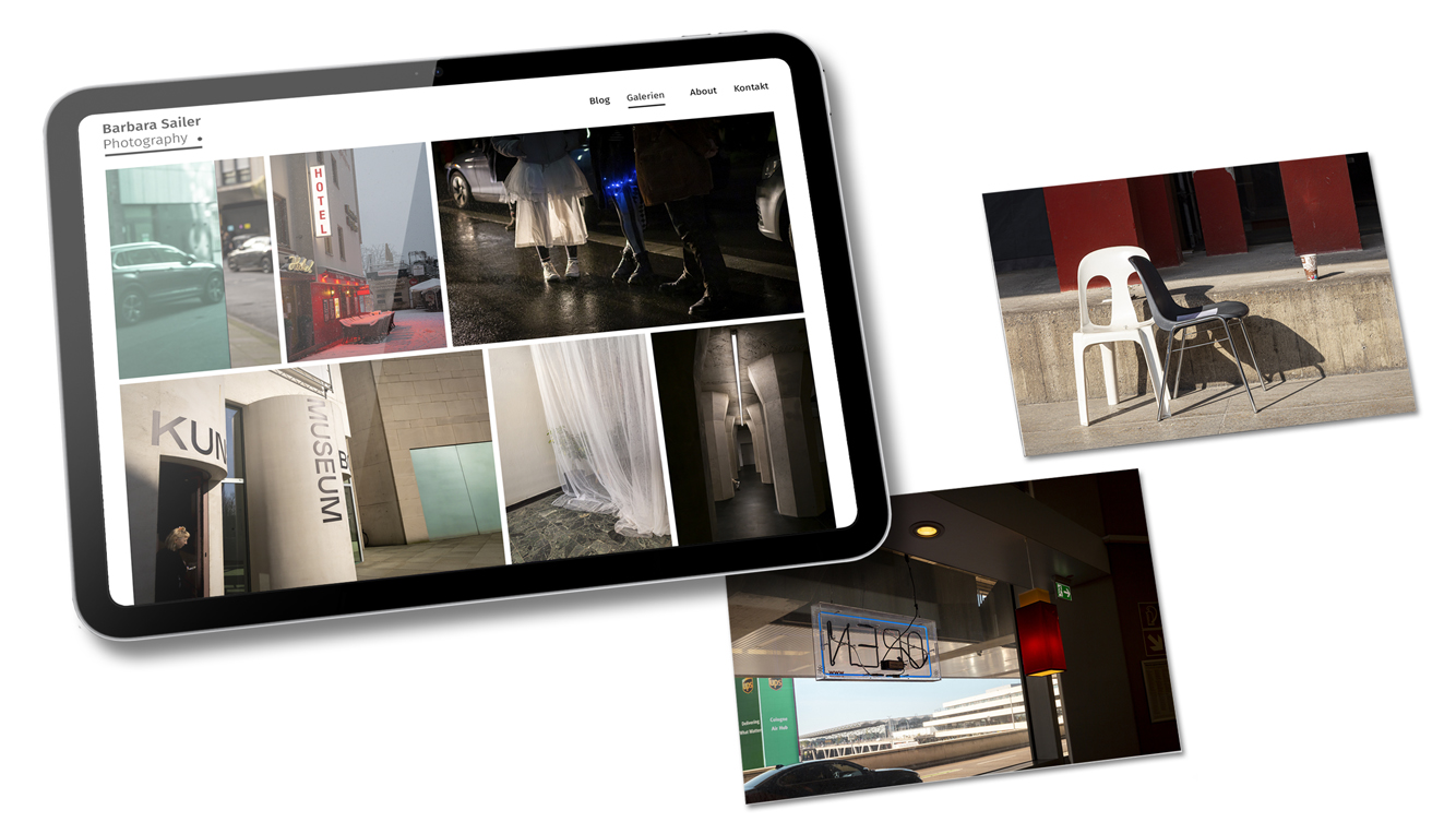 Layflat tablet fotowebsite streetfotografie koeln