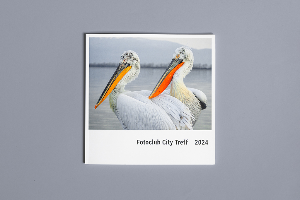 Katalog für Fotoausstellung, Titelseite