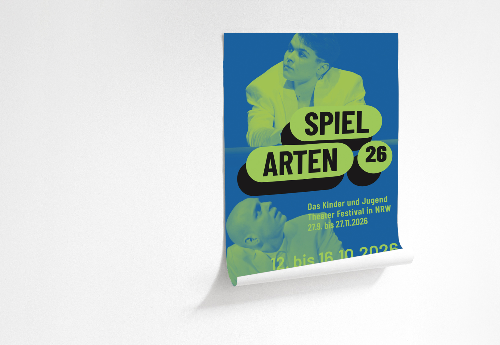 Theaterplakat für Kinder- und Jugendtheaterfestival